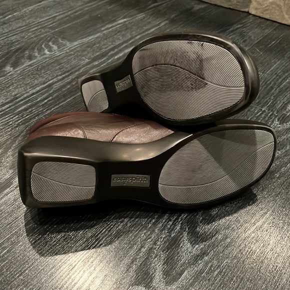 Easy Spirit Esdrina ankle booties boots zipped brown leather women’s size 9 - Picture 12 of 14